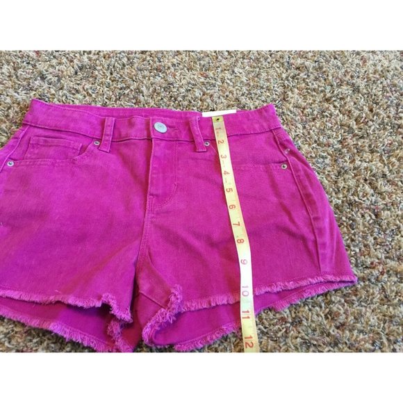 NEW NWT! Decree Jean Denim Shorts Ultra Pink Size - Picture 8 of 8